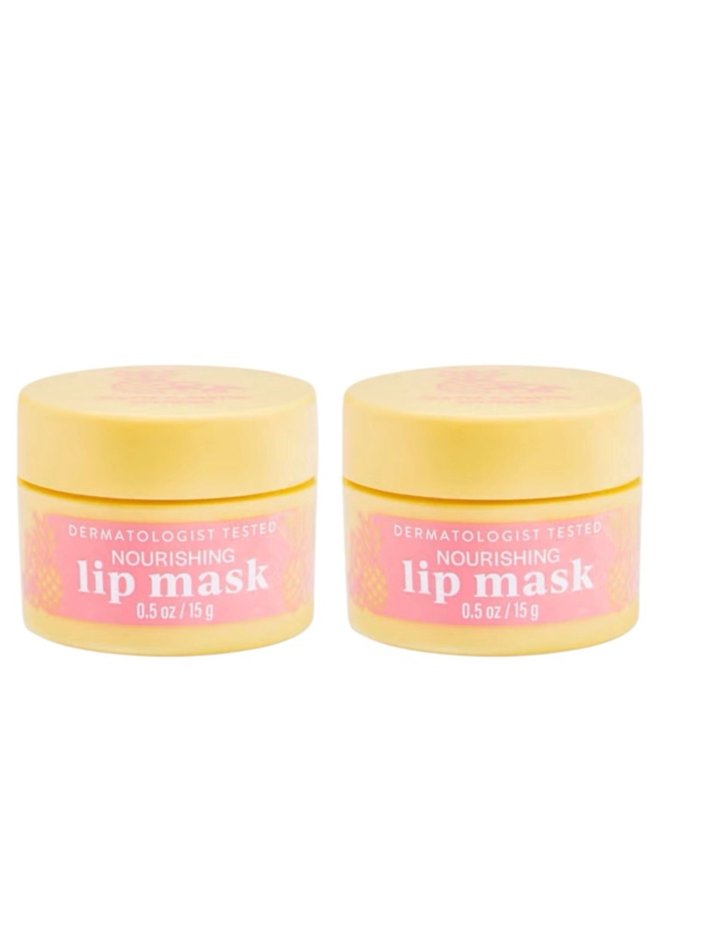 NEW! 2X Bath & Body Works PINK PINEAPPLE SUNRISE Lip Masks